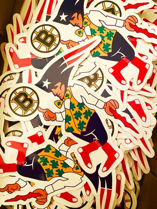 Boston Sports Sticker